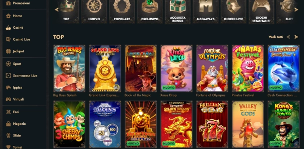 HeroSpin catalogo giochi del casinò online